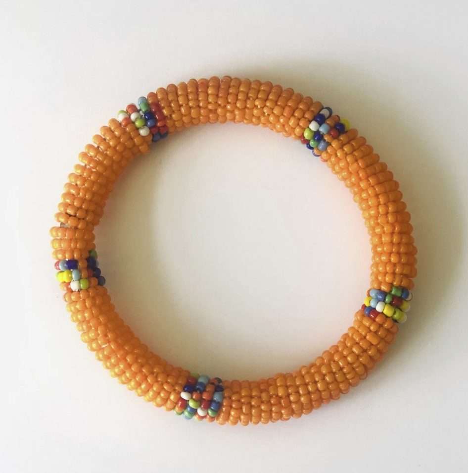 Round Maasai bracelets, 3 pcs