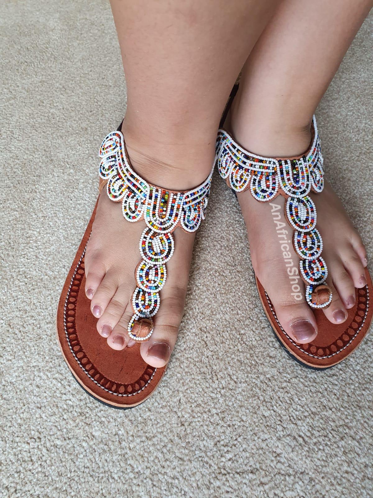 African Maasai sandals, A116