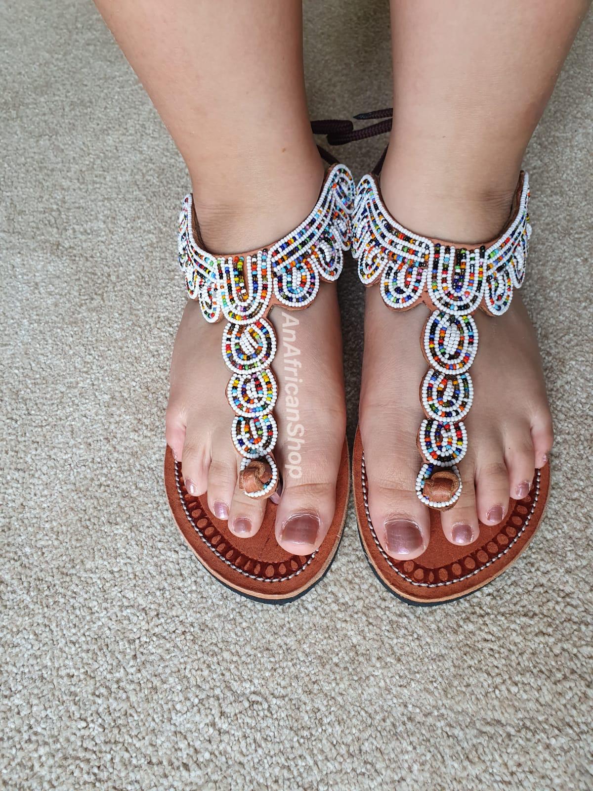 African Maasai sandals, A116